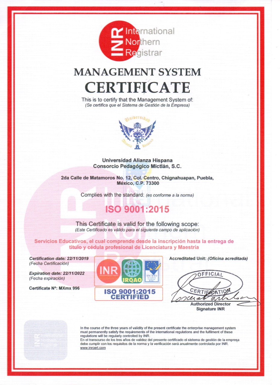 certificado